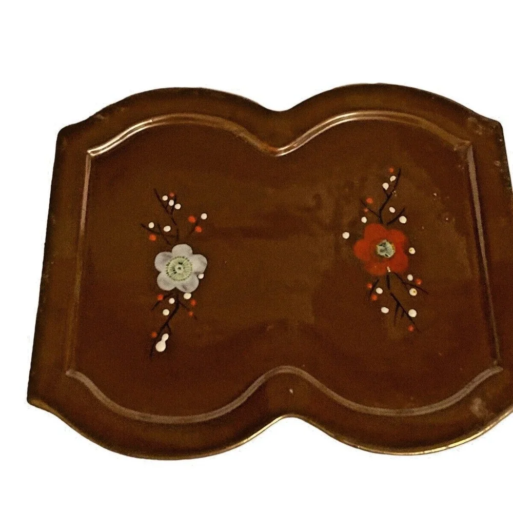 Japanese Tea Set TT Vintage‎ Hand Painted Tea Set with Tray Floral Pattern